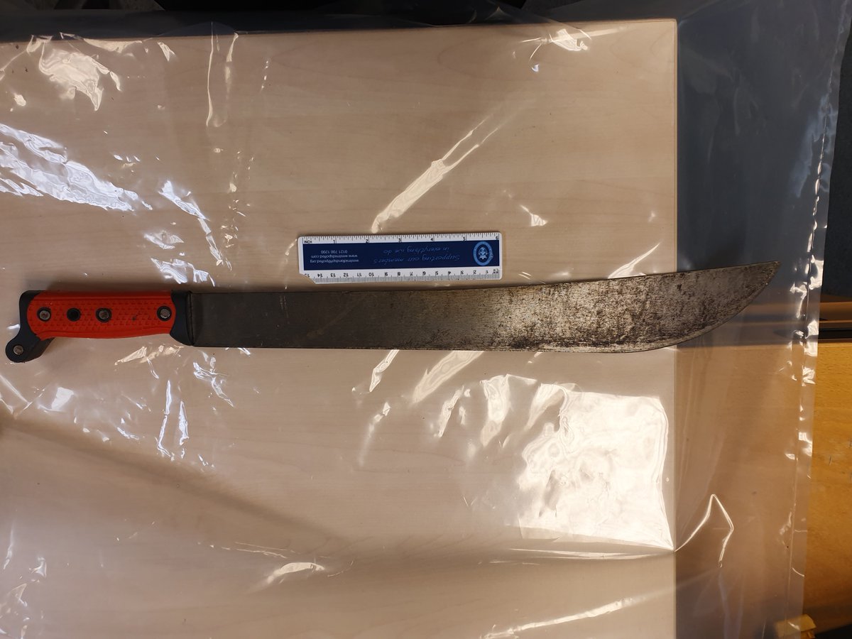 SparkbrookWMP's tweet photo. Sparkbrook NHT recover stolen moped today with a nasty surprise inside.#weaponrecovered @NKirkpatrickWMP https://t.co/C5HXppccI9