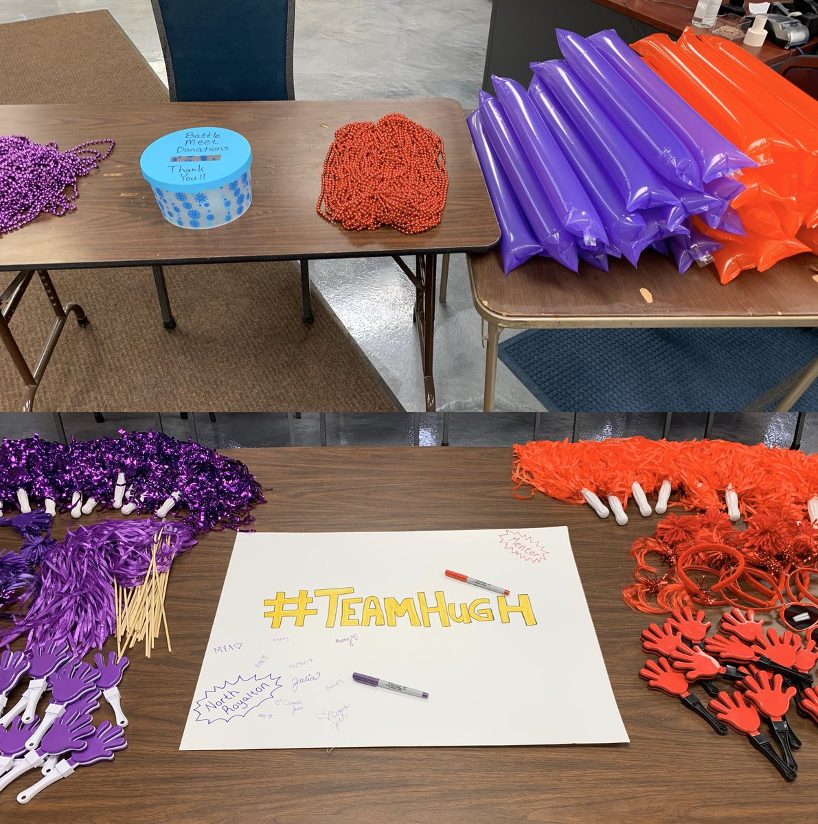 NRHSGymnastics's tweet photo. Hey @CardinalsGym  we are ready to battle!!!  Can’t wait to see you guys!!! 💜❤️💛 #battleforacause #twoteamsonecause #teamhugh https://t.co/ogwvYPQbg9