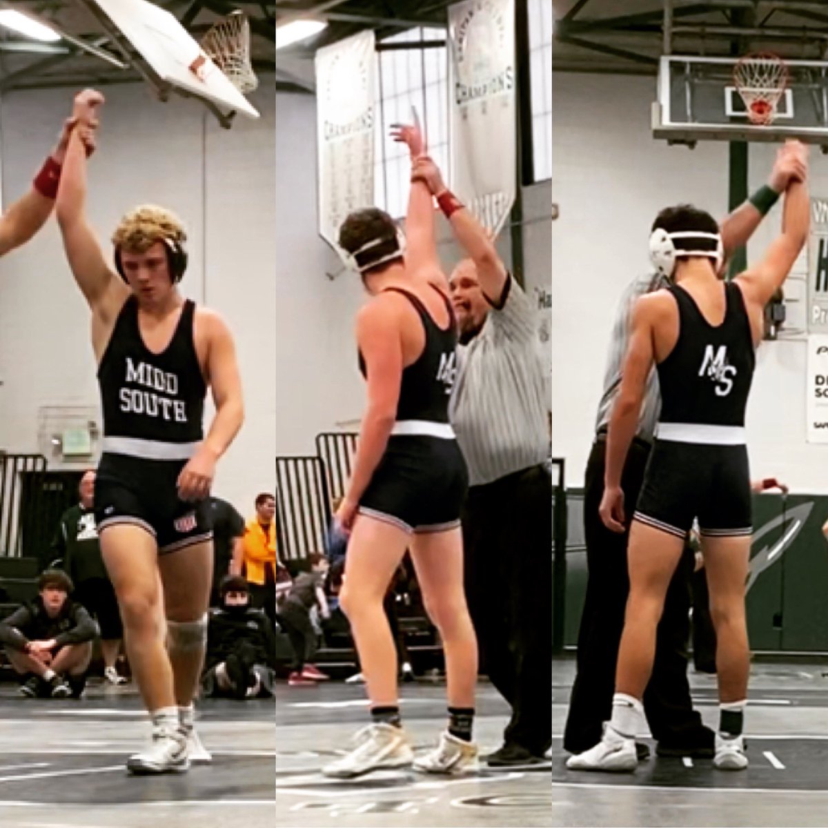 MiddSouthWRESTL's tweet photo. Great TEAM EFFORT to start our dual season!  Three wins EARNED today.  Let’s keep improving!! #mtpspride 
#eaglesontherise 
#improve 
#gratitude https://t.co/UbH53WTaYL