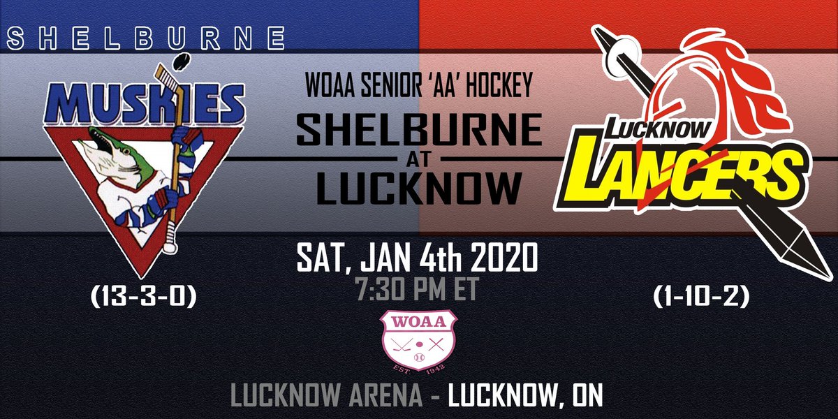 Lancerspucks's tweet photo. The Lucknow Lancers host the Shelburne Muskies tonight at 7:30.
The Muskies are a tough squad, so the guys will have to be on top of their game!
#getsomepoints
@vets99 @woaa75 https://t.co/Msy99DXpUS