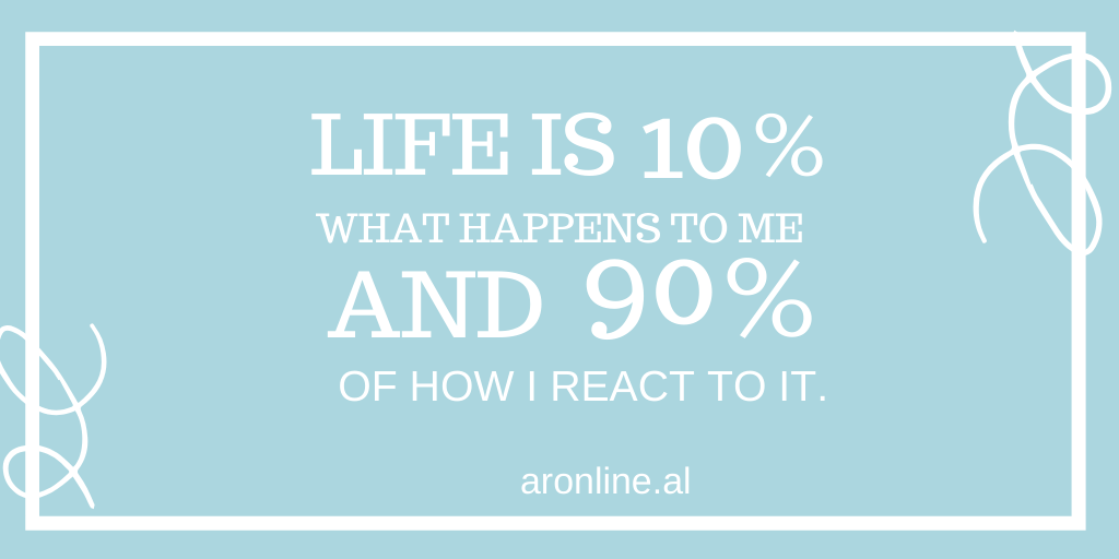 aronline_al's tweet photo. "Life is 10% what happens to me and 90% how I react to it."
-
-
-
#socialmediaadvertising #onlineadvertising #brandinginspiration #internetmarketinglifestyle #internetmarketingtips #marketingautomation #socialmediaconsulting #marketinghelp #twitterquotes #tweets#twitterpost https://t.co/wH14nJScRT