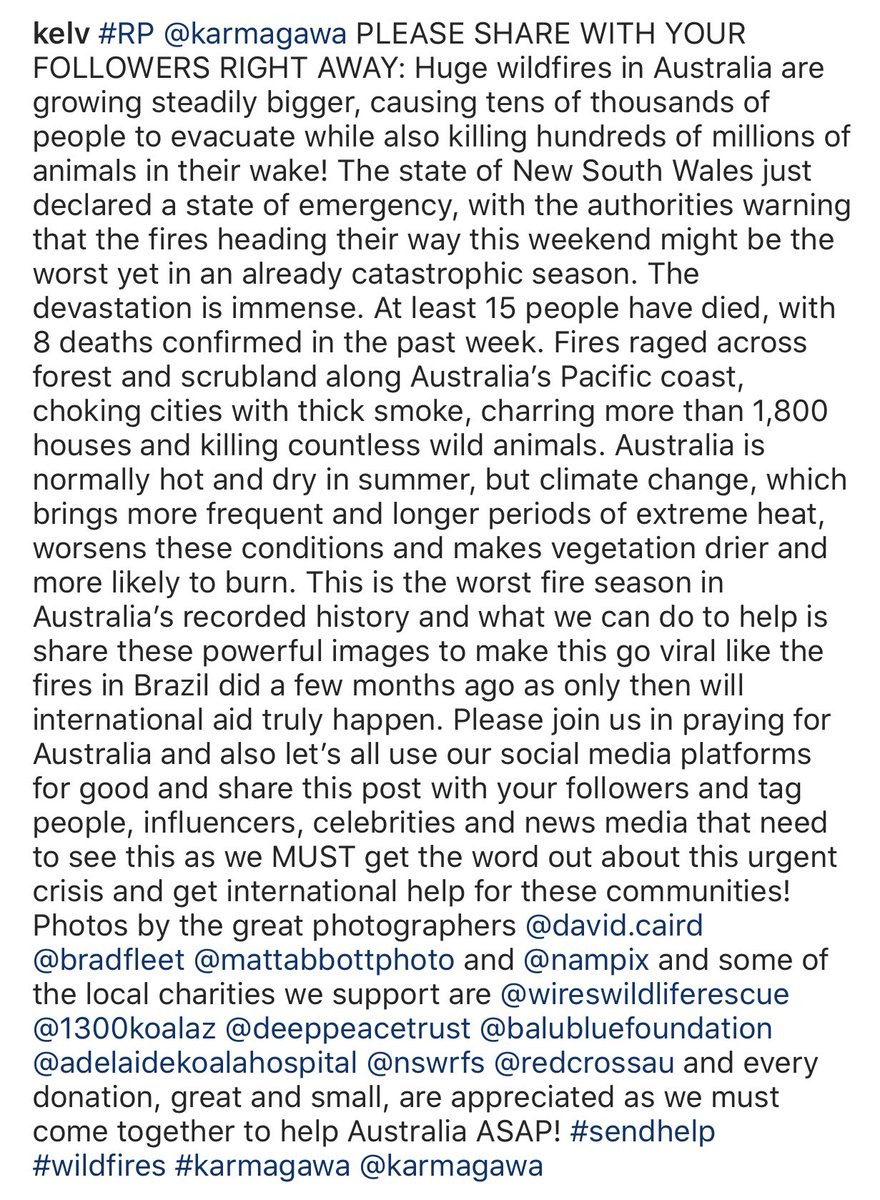 BrotherNature's tweet image. #Repost #HelpAustralia
