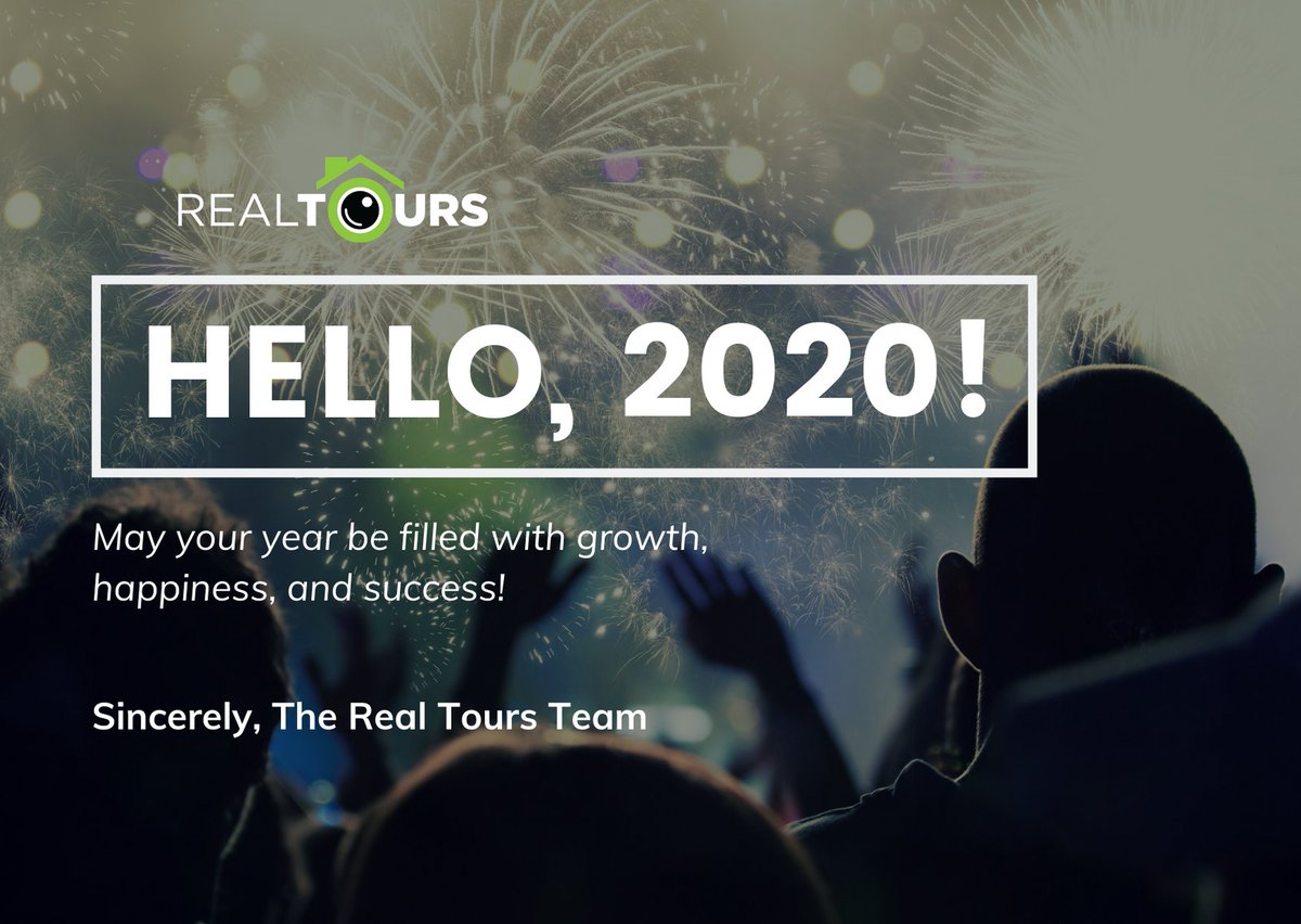 RealToursInc's tweet photo. Happy New Year Everyone! We are excited for 2020 - Are you? Tell us why 😊 https://t.co/95dpHpoKws