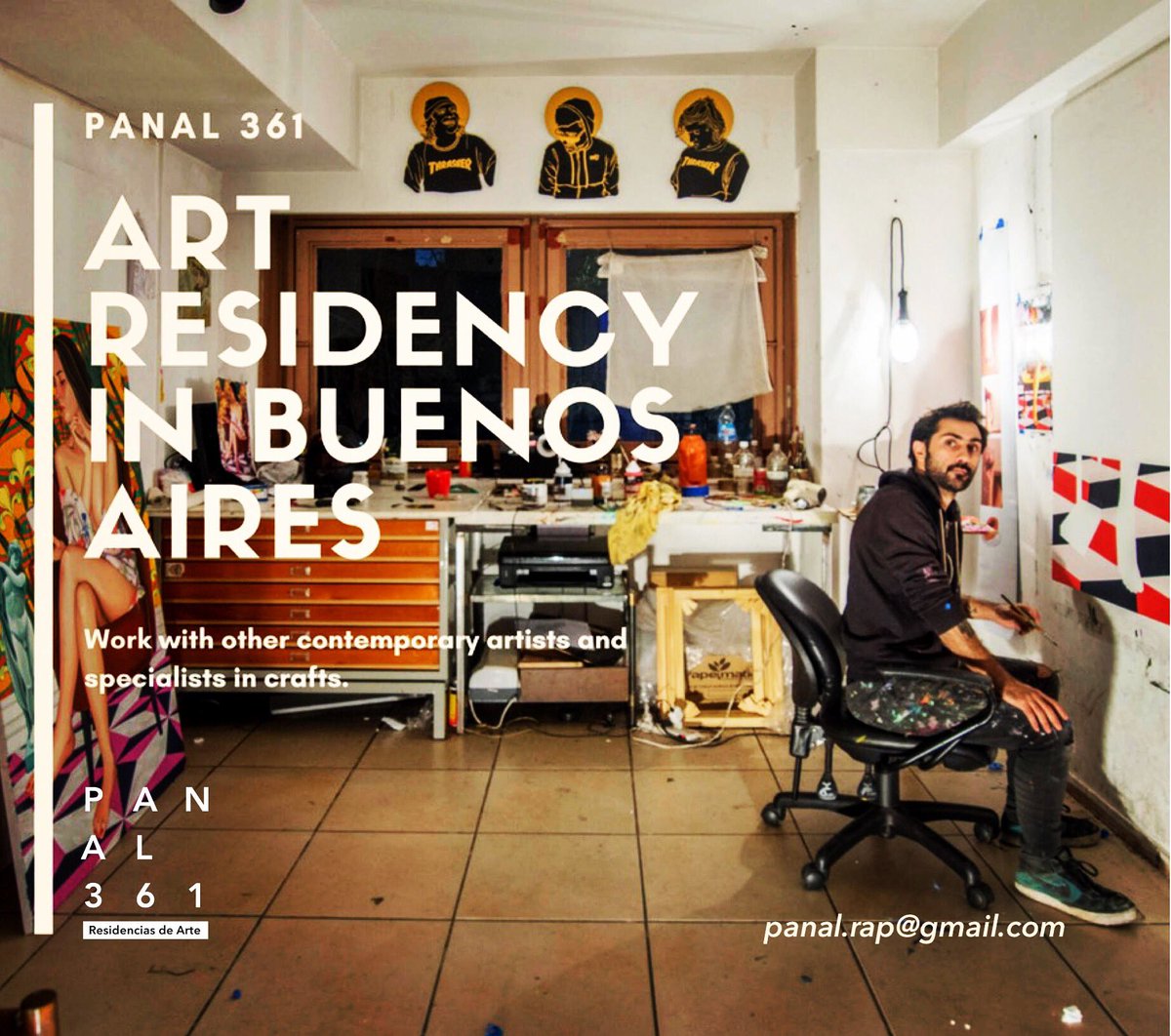 [RAP] 🎨🖌✂️📷
At #Panal361 we are always hosting international artists that come to work and get to know more about our community and our city.
📩If interested, send us a mail.
👉panal.rap@gmail.com
#artistresidency #artisticresidency #resident #artstudios #comunidadpanal