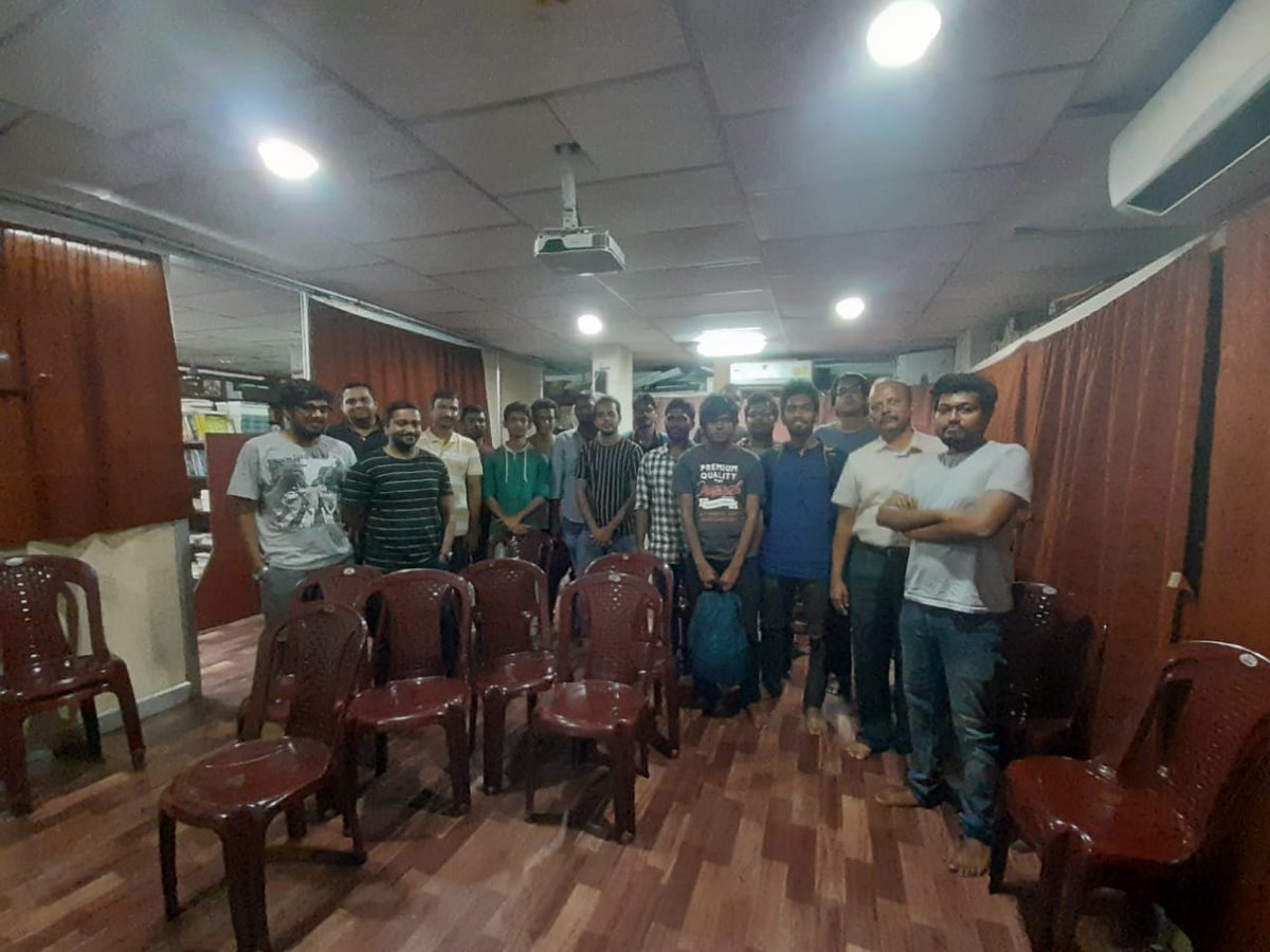 MadrasFSC's tweet photo. A film that we curated, as it reflected the present situation and believed,it will create space for reflection over what is happening around the country and we hope it did.
#MFSC48 #filmscreening #MFSC https://t.co/26yl53FKQP