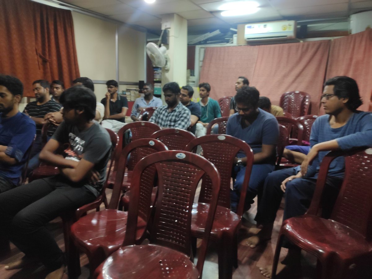 MadrasFSC's tweet photo. A film that we curated, as it reflected the present situation and believed,it will create space for reflection over what is happening around the country and we hope it did.
#MFSC48 #filmscreening #MFSC https://t.co/26yl53FKQP