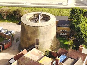 Martello Tower No.24 in Dymchurch will be open to the public 2pm to 4pm every Saturday, Sunday &amp; BH from 4 April to 1 November 2020