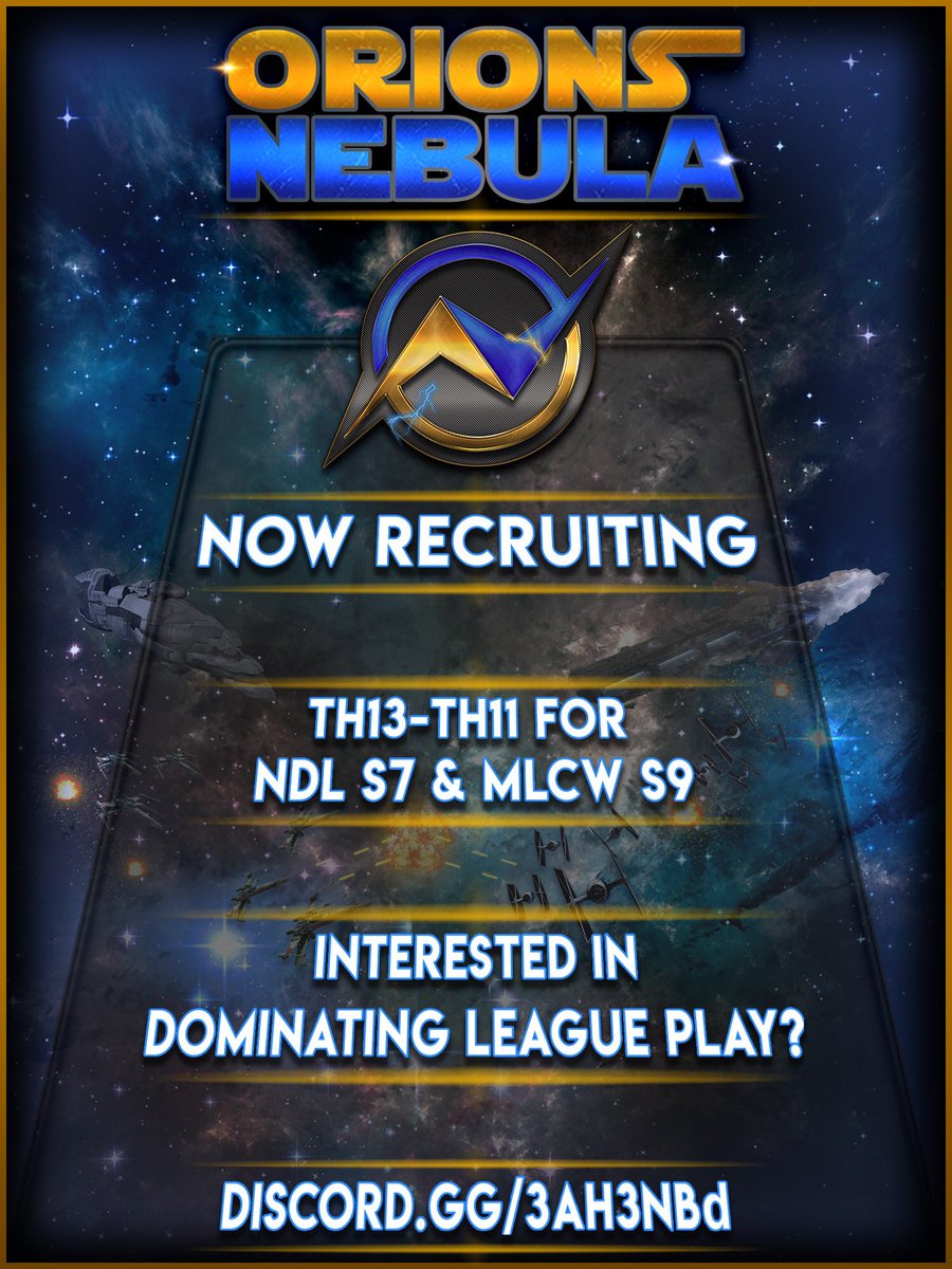 Huge thank you to @boxyzz for the new poster!  Looks stellar 🤩 
If you looking for a clan👇