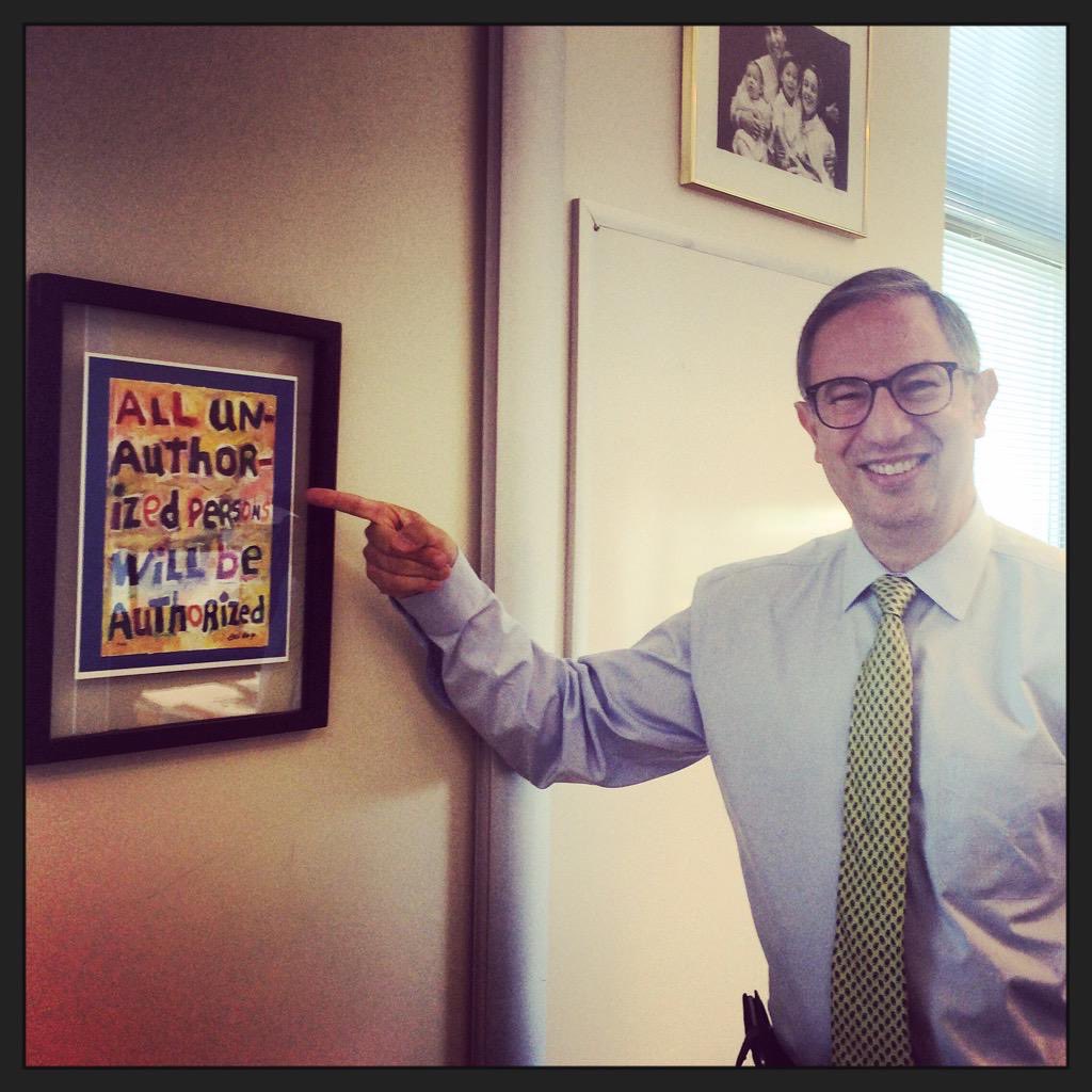 gradydoctor's tweet photo. #MagicofMentoring, Day 4
“All unauthorized persons will be authorized.”
That’s the sign you see when you enter the office of @CarlosdelRio7. It perfectly embodies who he is—as a mentor and a leader. CdR is generous—and a champion for equity.👊🏽
#MentoringMonth @ACPinternists https://t.co/EBY8XaBbNC