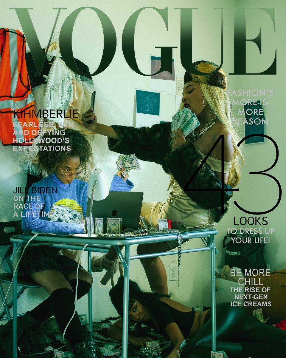 kihmberlie's tweet photo. Created my own versions of American Vogue 👀 https://t.co/atfrqkPYz2