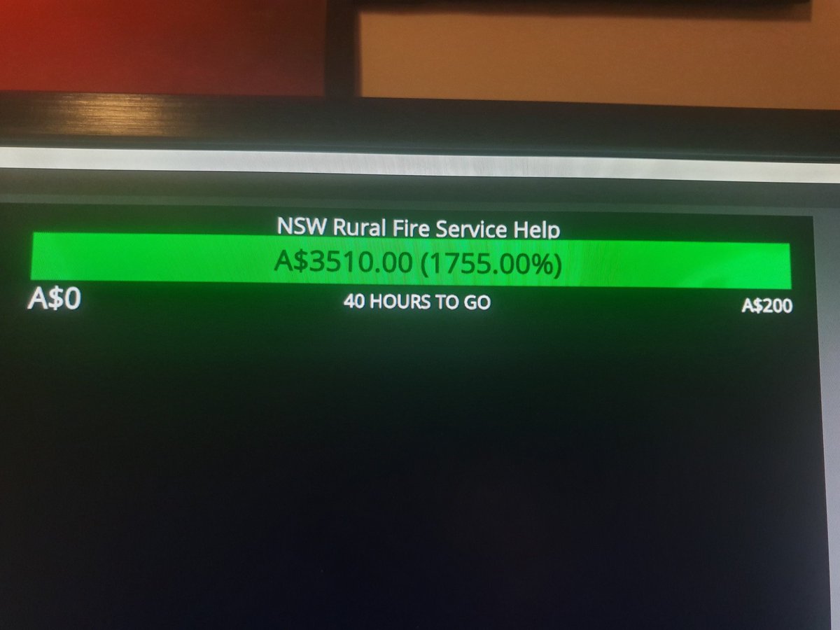 Lethalforlife's tweet photo. As an irrelevant OCE streamer that just hit 1k followers I thank everyone of you guys for the support to the NSW Fire Services to get 3.5k+$150 from myself. This is the most insane stream ive ever had. Also massive shouts as always to @Its_JSTN for a 1.5k viewer host ❤❤❤ https://t.co/SDCGTHQB1p