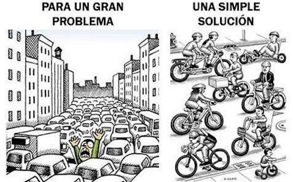 Para un gran problema, una simple solución 🚴‍🚴‍