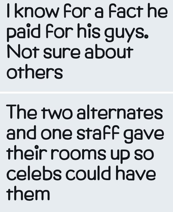 Tha_Mist's tweet photo. 💢💢UPDATE💢💢
Info from 2 diff sources.
"Dog" &owner from #BubbaFest have financially, taken care of everyone's accommodations!
These are things #FANFEST owner should've taken care. FF CC on file was MAXED OUT.
STAFF had to give up their rooms 2.
#fanfestnashville #ffnash https://t.co/7CfQ7kLED9