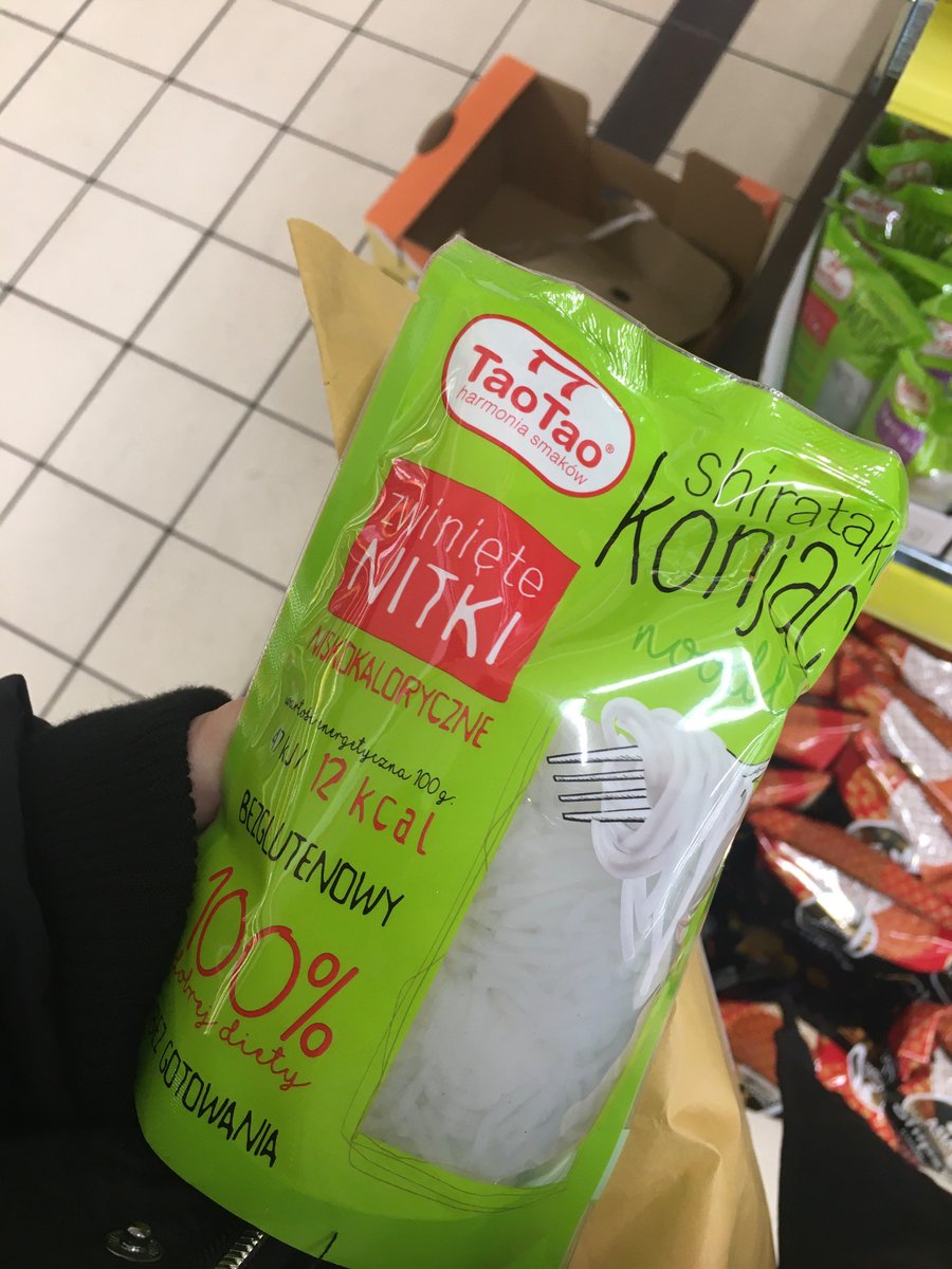 Loser59656277's tweet photo. Makaron shiritaki jest w biedronce ❣️
#bslyw #abwtbs #edtwt https://t.co/nJgVtEGsVT