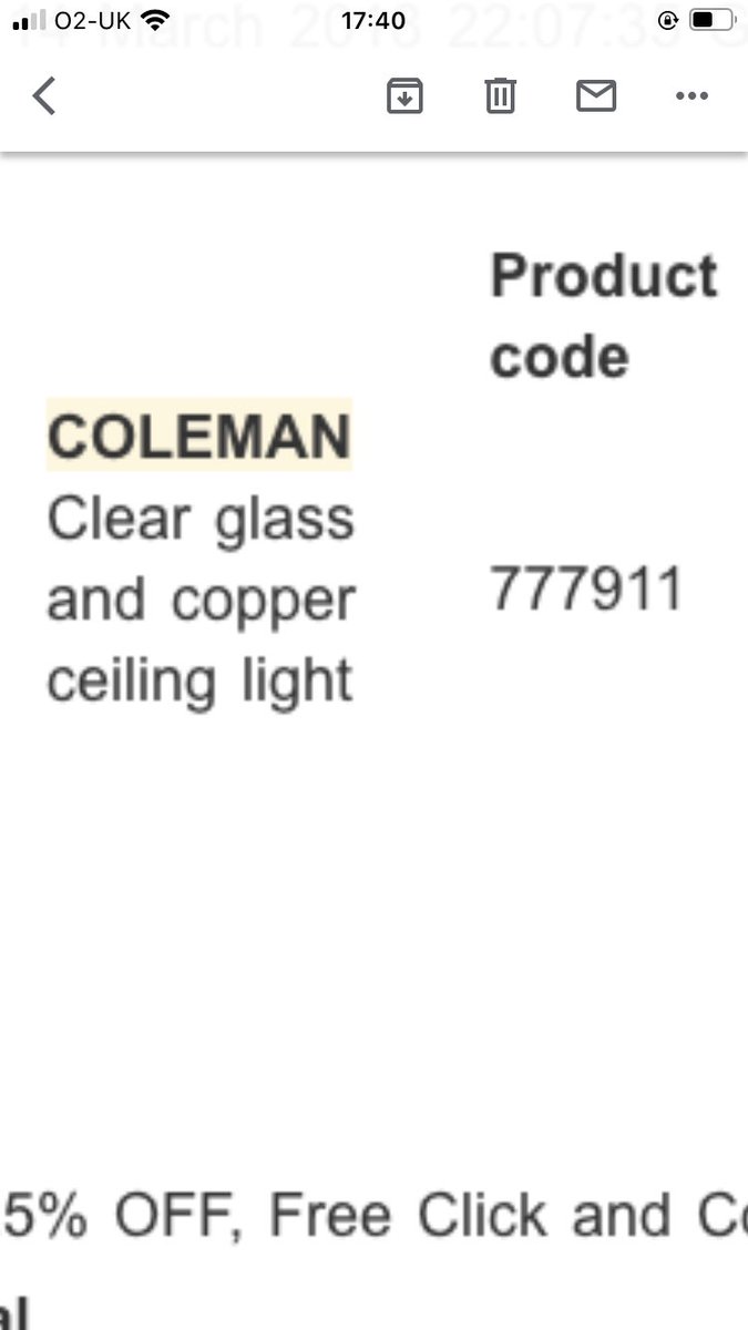 kitchencrumbs's tweet photo. @HabitatUK hi there, we’ve just smashed one of our clear glass Coleman lights 🙈 do you still sell them individually? Can’t see them on the site. We had two above dining table so need a matching one. I’ve attached original order details. Thank you! https://t.co/Sv7Pwo12cS