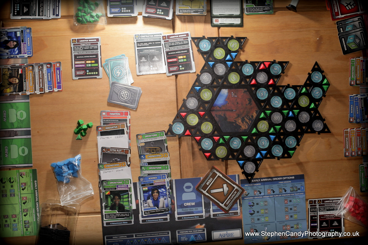 Another great playtest/demo of <a href="/Landerthegame/">Lander the Game</a> today, thanks to game's co-designer Dan Alexander. Interesting refinements even since I last played it too, good to see playtest feedback used.
This is the 2020 #kickstarter project I am most excited for, only two months away now.📸