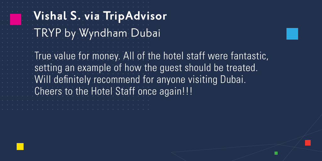 Review by @ Vishal S via TripAdvisor #MyTRYP #PoweredByTheCity