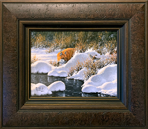 MastersEditions's tweet photo. Abraham Hunter original available NOW! Call your favorite Art Consultant to purchase.

“The One That Got Away” 9x12 $1525 Framed in Davinci Mocha with Remarque of a fox.

#AbrahamHunter #MastersEditions #TheOneThatGotAway #TheOneThatGotAwayByAbrahamHunter https://t.co/HSAODivL8J