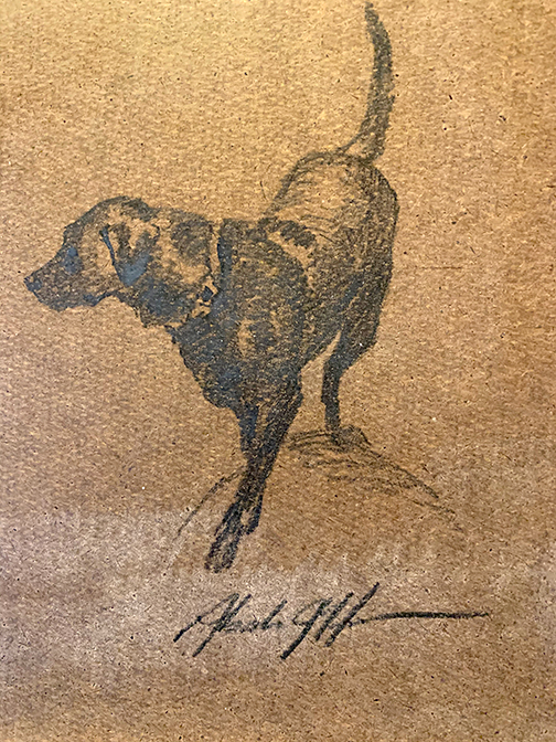 MastersEditions's tweet photo. Abraham Hunter original available NOW! Call your favorite Art Consultant to purchase.

“Turkey Crossing” 9x12 $1525 Framed in Renoir Walnut with Remarque of a labrador retriever.

#AbrahamHunter #MastersEditions #TurkeyCrossing #TurkeyCrossingByAbrahamHunter https://t.co/jfpyNEaLeo