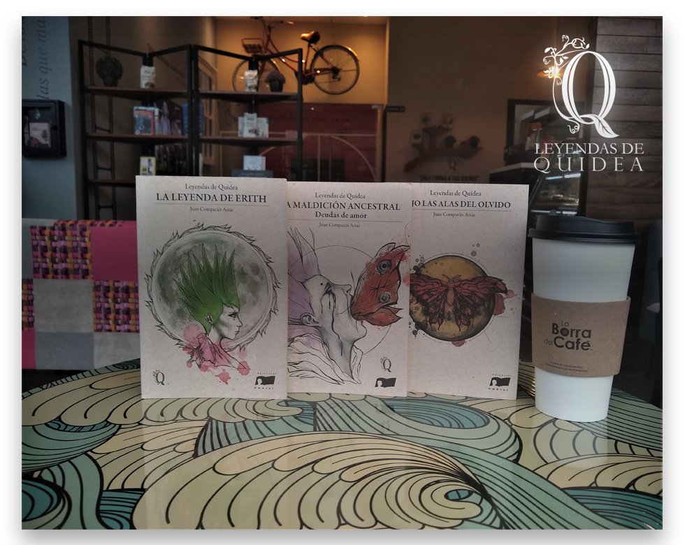 QuideaLegends's tweet photo. Las cabañuelas de enero en Guadalajara se disfrutan más con un rico café de @LaBorradelCafe y un libro de la saga #LeyendasDeQuidea.
#HolaLaBorra #LibrosDeFantasía https://t.co/9AtT0utjA2