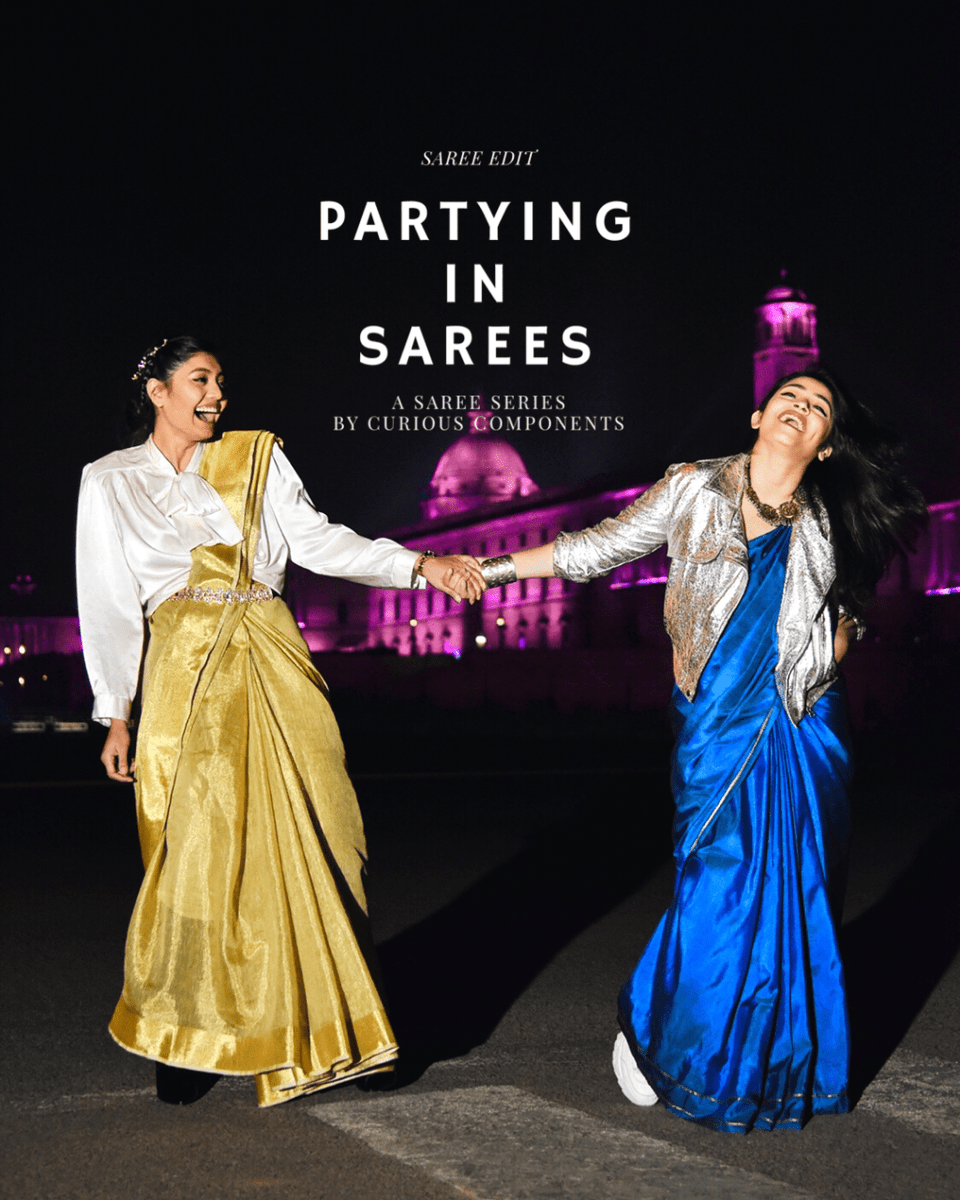 CuriousComponen's tweet photo. #CCSareeSeries Partying In Sarees https://t.co/Xf73QIJruV https://t.co/nHczl5sw2H