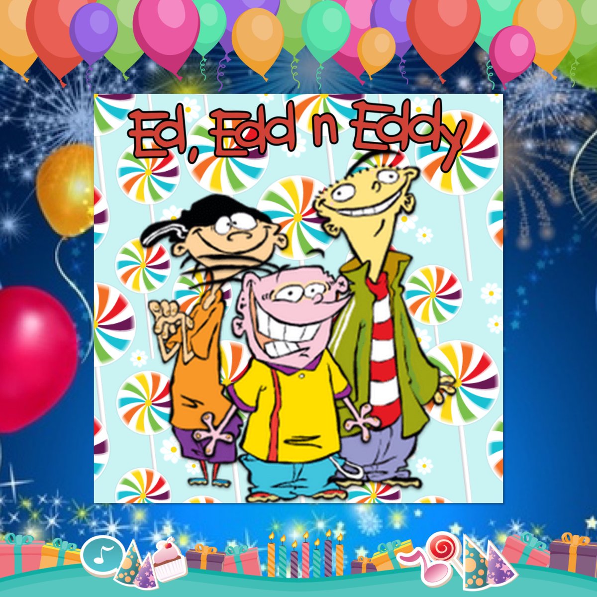 19Coolguy's tweet photo. Hereโs to the show legend The Eds on their 21st Anniversary!๐ฅณ๐๐ผ๐๐๐๐พ๐ฏ๐๐#theeds #EdEddandEddy #celebration #CartoonNetwork #ChildhoodMemories #EdEddNEddy #21stanniversary #TheEds https://t.co/pyHnd5fMw0