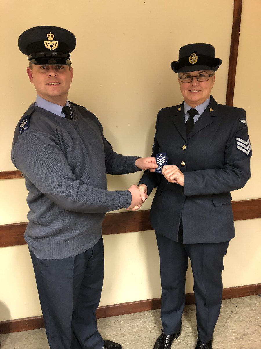 Following a successful promotion board last night, I am very pleased to announce the promotion of Sergeant Helen Thomas to Flight Sergeant. Congratulations!