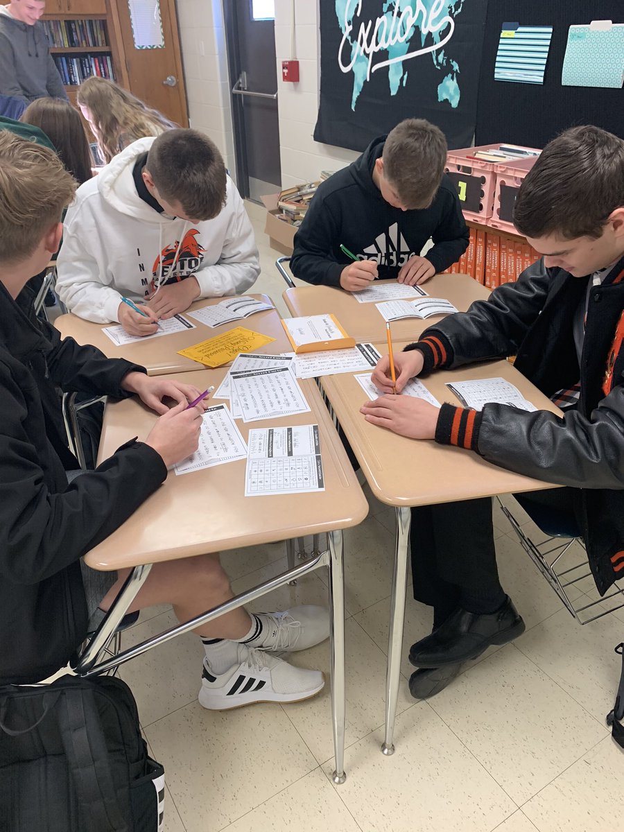 MrsMBloom's tweet photo. What better way to start 2020 than introducing some Roaring 20s historical context before reading The Great Gatsby? SS collaborated to decode vocabulary, close-read primary source lyrics and biographies, and apply cultural knowledge to crack codes #escaperoom style! https://t.co/kix6PgU3CG