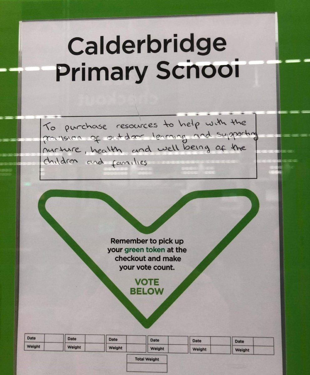 Please can we ask everyone when they visit ASDA NEWMAINS to vote for Calderbridge Primary when leaving the site with the green tokens provided at the checkouts ..... <a href="/calderbridgeps/">Calderbridge Primary School and Nursery Class</a>