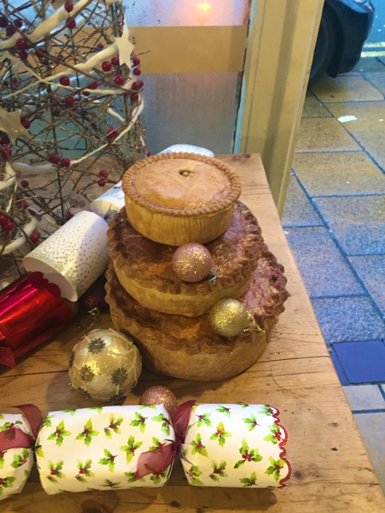 MaryjaneFurniss's tweet photo. @GeoffRimington Sadly it's finished, at least for now. But there are lots of wonderful stand pie shops in W & N Yorkshire known to @pibarrister & me so we could help you plan a #standpietour2020 #helpforafriend https://t.co/wYSSQOn31e