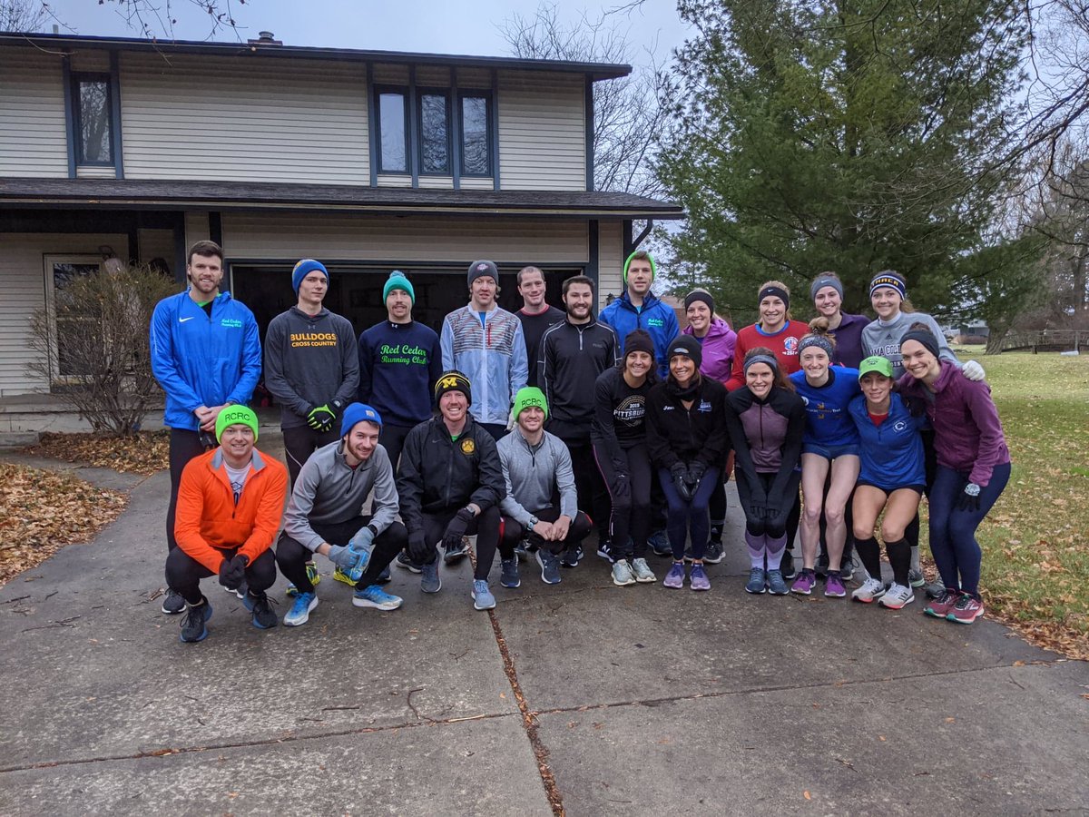 RedCedarRun's tweet photo. Great morning for our first long run in 2020! #redcedarstrong https://t.co/IxyNcPE73y