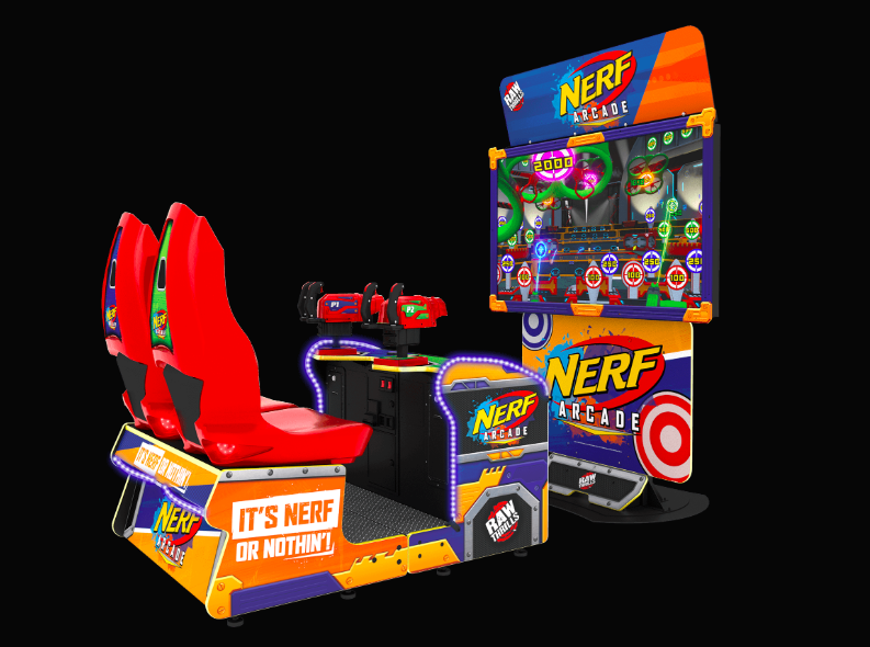 SkateNationPlus's tweet photo. *New Game Alert*
The NERF ARCADE is a high-energy, fast-paced game that is exciting for kids of all ages and family-friendly. Players grab hold of two oversized NERF Blasters and shoot as many targets as possible to win tickets or reach a high score.
#RVA #TotalFamilFun https://t.co/xNUKenCBKA