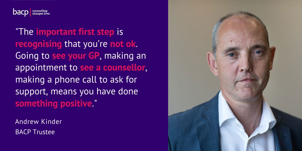 BACP's tweet photo. A short film shown at all #FACup matches this weekend has encouraged football fans to look after their #MentalHealth.
Here our Trustee @KINDERANDREW talks about taking the first step of asking for support if you need it. https://t.co/HX5zkAeHQY
#EveryMindMatters #HeadsUp https://t.co/MHhJBxu1kd