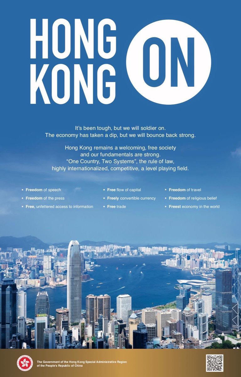 HazelLai10's tweet photo. @IndoPac_Info #HKGovt put an advertisement that #HongKong is a free society. Denial of entry to #MatthewConnors makes people doubt whether #HongKong is really a free city.  A welcoming city excludes those persons who come to #HK to report #HongKongProstests? 

#FightForFreedom 
#StandwithHK https://t.co/h4rDxssGqA