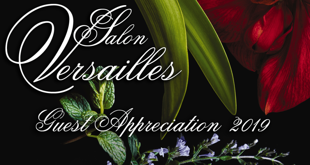 salonversaille's tweet photo. Guest Appreciation 2019 – Winners https://t.co/ytS1xJFxSm https://t.co/Q6MvNrHMYc