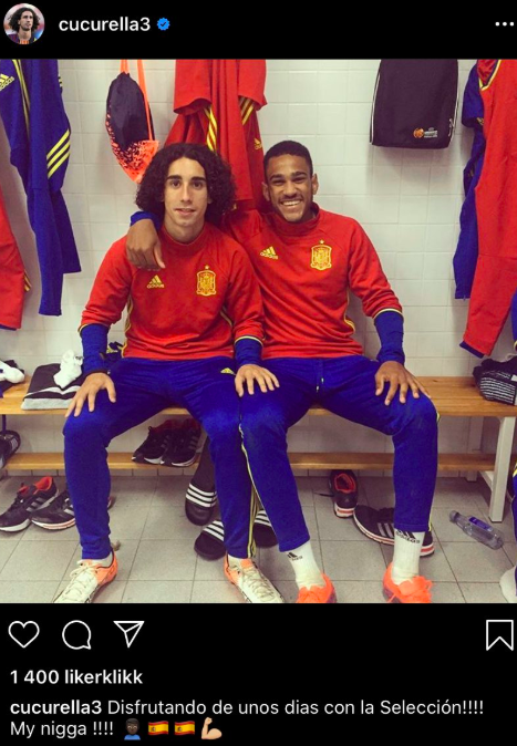 ZidanesBaldhead's tweet photo. @cucurella3 "I'm not racist BUT" https://t.co/G0VnR8SU1q
