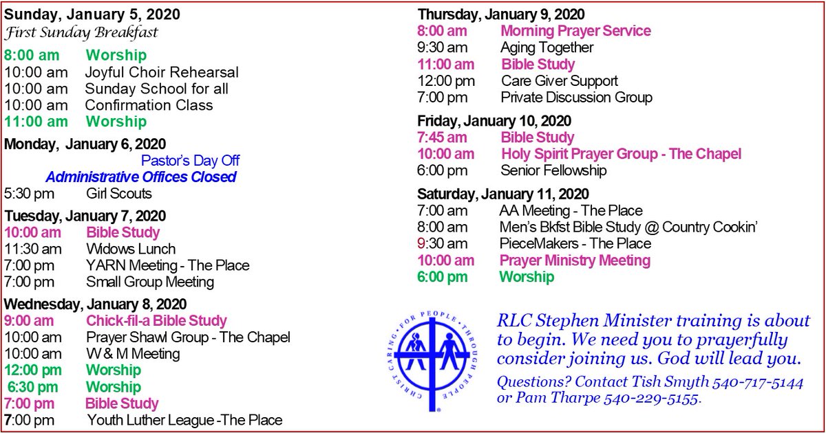 CulpeperRLC's tweet image. This week at RLC...
.
#joinusatchurch #CulpeperRLC