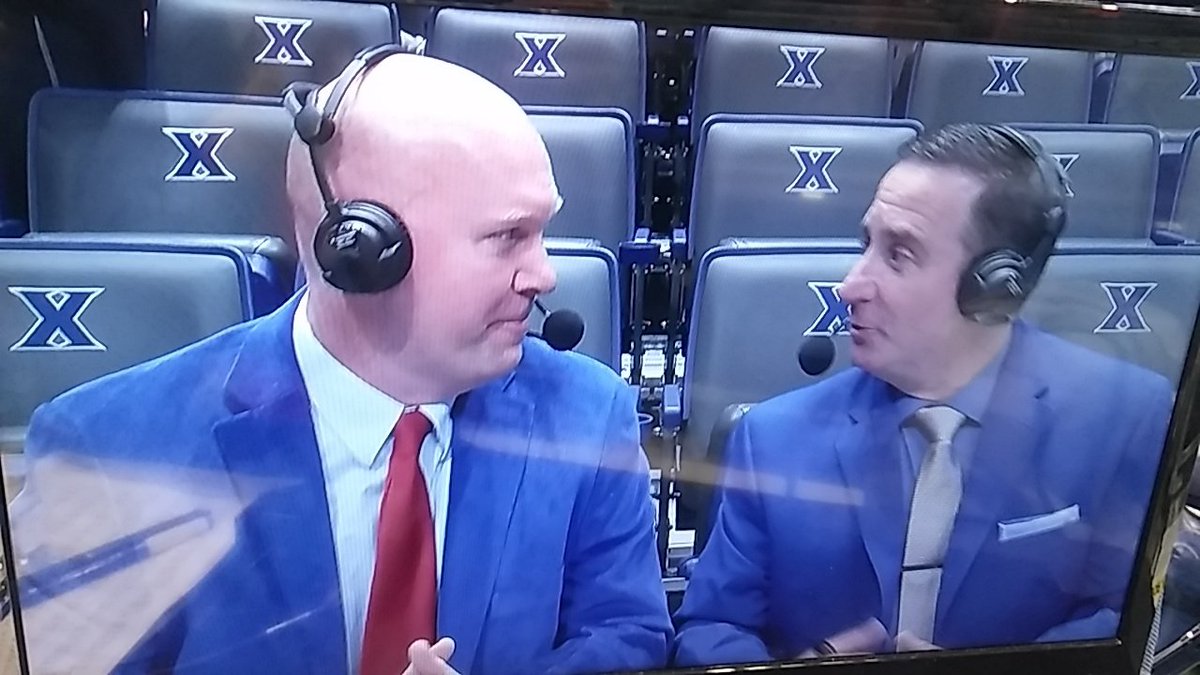 CoachHoyt's tweet photo. Getting ready to #TalkHoops w/ @Schmaltzlosophy as @XavierWBB & @ButlerUWBB tangle in @BIGEASTWBB action. Tipoff at 2 PM @CintasCenter. Tune in on @YouTube and subscribe to @BIGEAST channel while you're there. #ncaaw https://t.co/FcKIGuDj9G