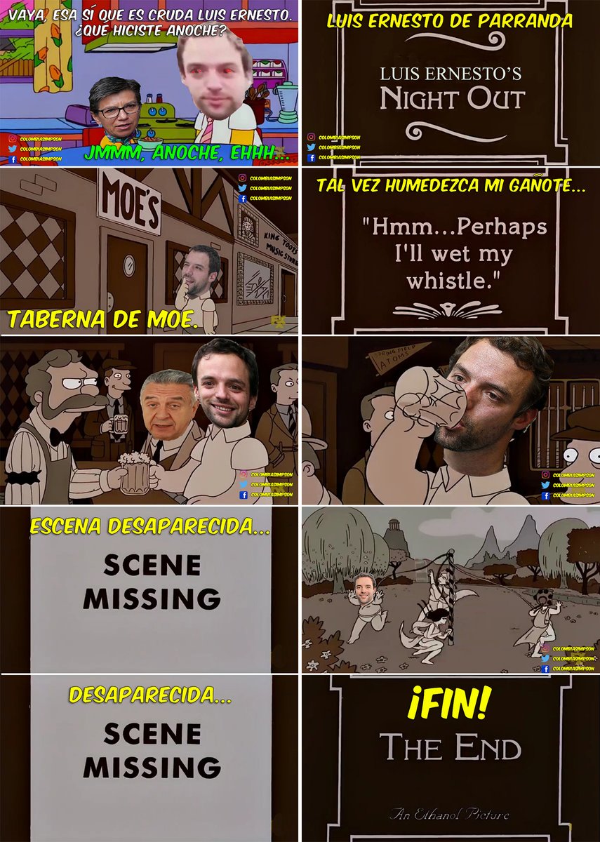 ColombiaSimpson's tweet photo. Luis Ernesto de parranda. 👀😂 https://t.co/qGUZ8bGHNd