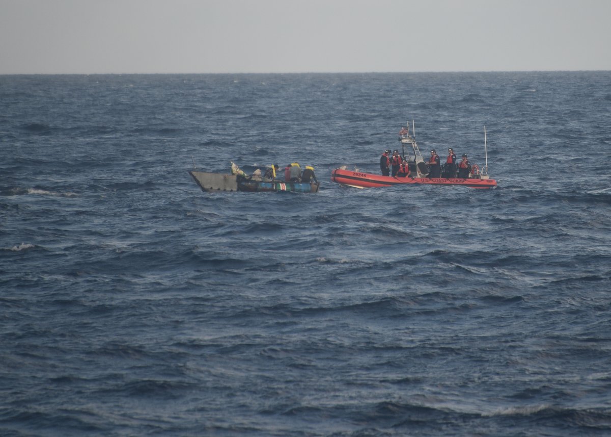 Neun Kubaner von US -Küstenwache vor Florida aufgegriffen | Bildquelle: https://twitter.com/USCGSoutheast/status/1213533221931147265 © Twitter / @USCGSoutheast | Bilder sind in der Regel urheberrechtlich geschützt