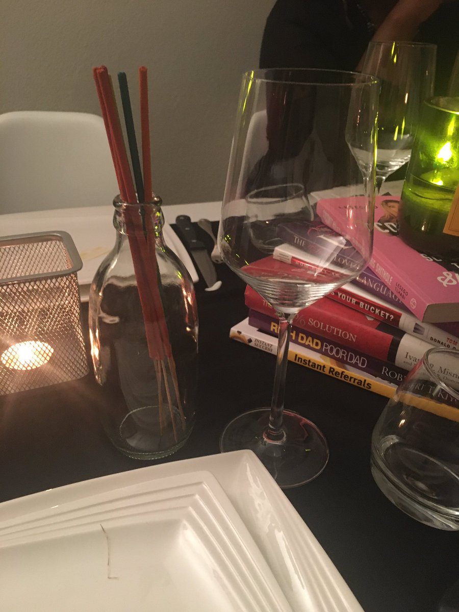 Nmashaba's tweet photo. A thai themed dinner hosted by our globetrotter. @bjornsalsone you’re so adorable. I love the gifts as well . You’re a gem . 🍸🥡🥢🍵🍾🧉#touchofthai #bjornsliferocks https://t.co/dmnkfsUxxn