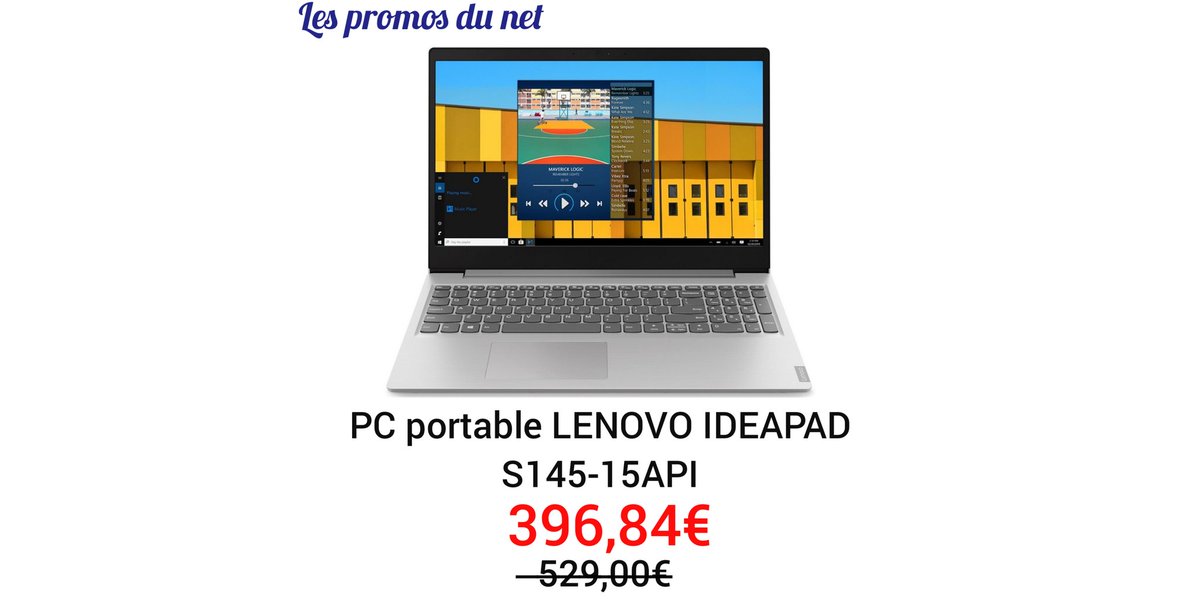 PromosLes's tweet image. 🔴 PC portable LENOVO IDEAPAD S145-15API
🔴Le site pour profiter de l'offre ⬇️ ⬇️ ⬇️
linktr.ee/les_promos_du_…
〰️ 〰️ 〰️ 〰️ 〰️ 〰️ 〰️ 〰️ 〰️ 
✔️Non oubliez pas de partager cette offre avec vos amis ☺️ 👥👥
#ordinateur