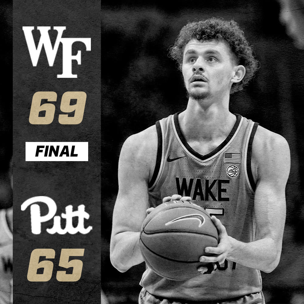 WakeMBB's tweet photo. Starting out the decade with a road W!! Deacs win 69-65 at Pitt #GoDeacs 🎩🏀 https://t.co/3IHBmrwf3o