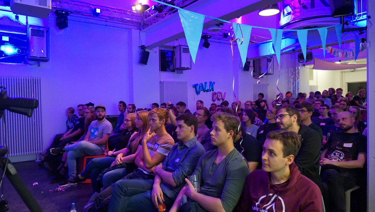 chriswulf_'s tweet photo. After breaking all our wildest expectations at the birthday special back in September & keeping up fantastic attendee numbers, I'm super excited to continue doing #TalkAndDev for another year in Munich! 9/10 https://t.co/0hlCMiCVHw