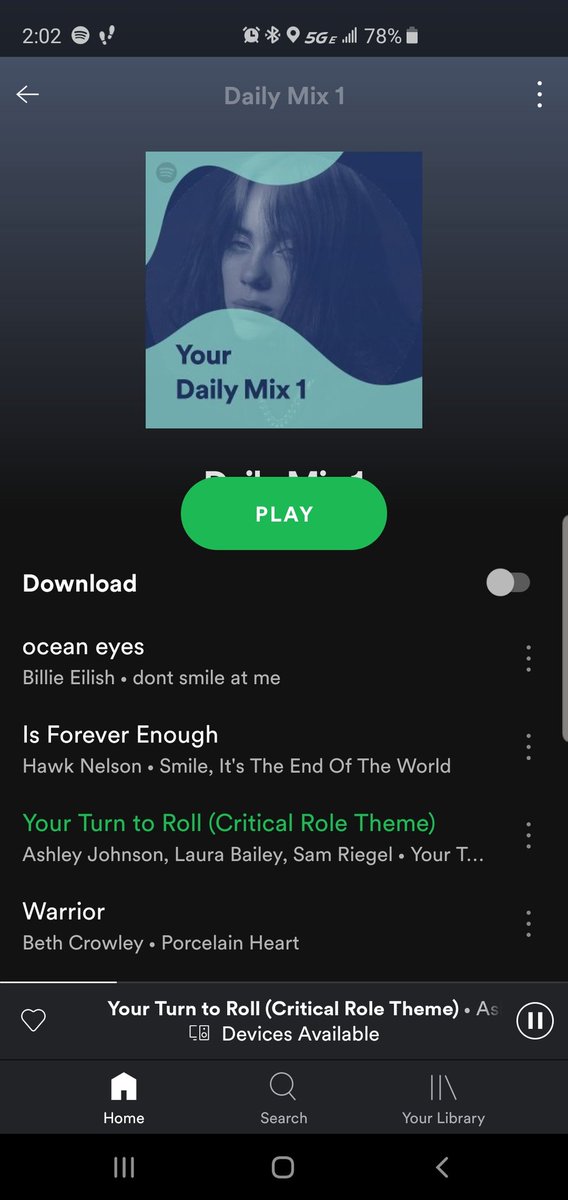 When <a href="/CriticalRole/">Critical Role</a> makes a surprise appearance on your <a href="/billieeilish/">billie eilish</a> station, you know it's gonna be a good day.