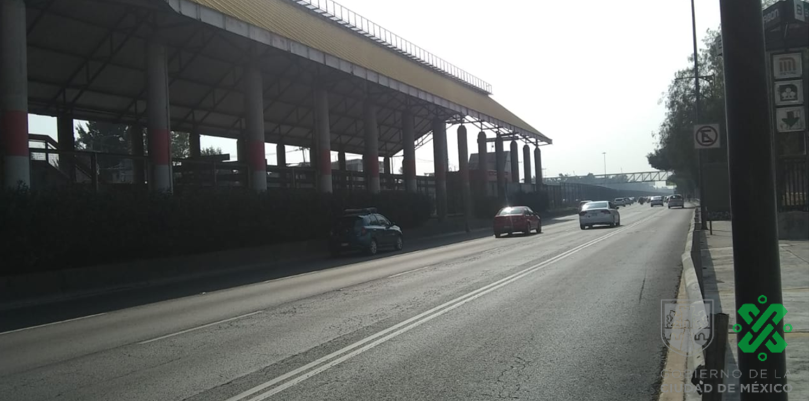 OVIALCDMX's tweet photo. 16:15 #Av608 presenta #BuenAvance desde Av. 412 hacia Circuito Interior #MovilidadCDMX https://t.co/oMAWtsLAlx