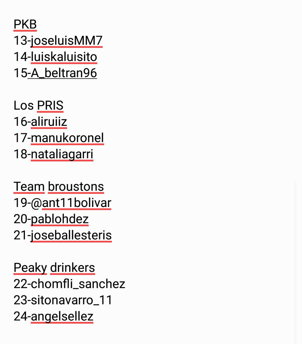 WarBotLinares's tweet photo. TENDREMOS NUEVO FORMATO.
- Mañana por la mañana cuartos de final
-Mañana por la tarde semifinales. 
-MAÑANA POR LA NOCHE, NOCHE DE REYES GRAN FINAL.
Se hara aleatoriamente. Se anunciara hora de la final. Quienes se coronaran reyes de linares? 👀🔪 https://t.co/sNQ9wGueMV