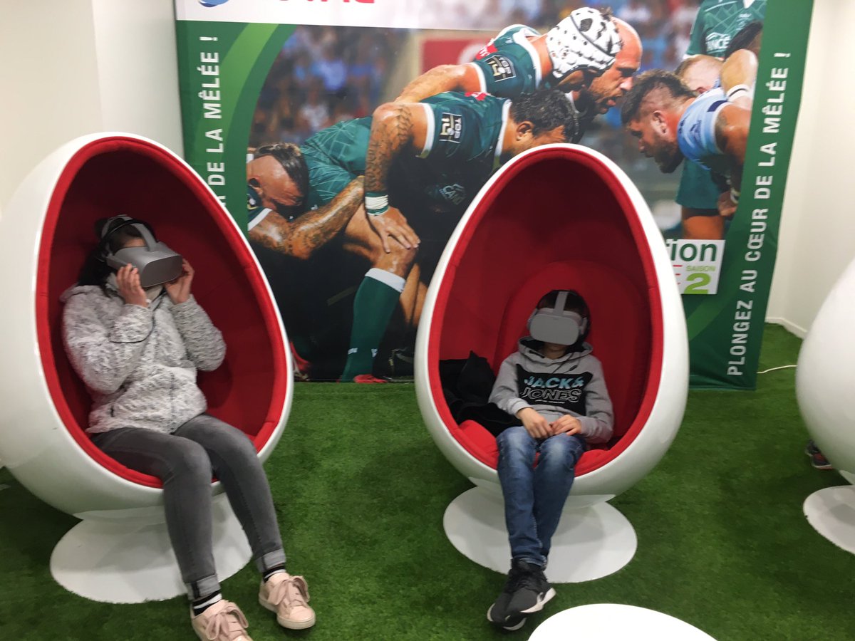 SectionPaloise's tweet photo. 🕶 Venez découvrir la 2e saison de « Section Inside » à l’entrée Z proposée par notre partenaire majeur Total et plongez dans la peau d’un joueur !
#TotalSection #SPSR #TOP14 #EnVertEtContreTous #GreenTeamSection https://t.co/WUdzDnHBK5