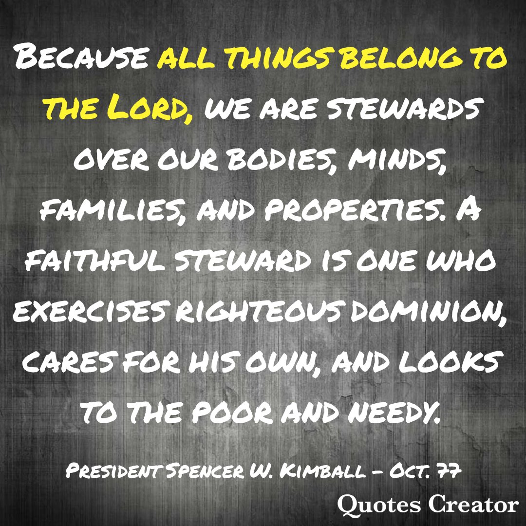 BabyBackSaint's tweet photo. Everything comes from the Lord. #LatterDaySaint #OnAJourney #TwitterStake #GeneralConference #GenConf #Oct77 #PresidentKimball https://t.co/5xdmt4s25G