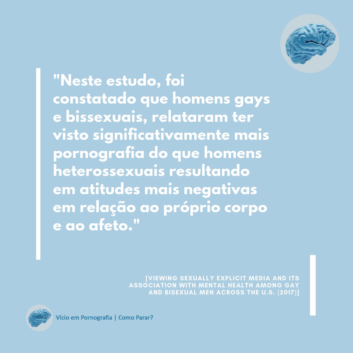 como_parar's tweet photo. "Neste estudo, foi constatado que homens gays e bissexuais, relataram ter visto significativamente mais pornografia do que homens heterossexuais resultando em atitudes mais negativas em relação ao próprio corpo e ao afeto." https://t.co/Vw8dwAP2iV